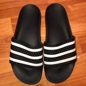 Adidas Slides! Like New. Size 9
